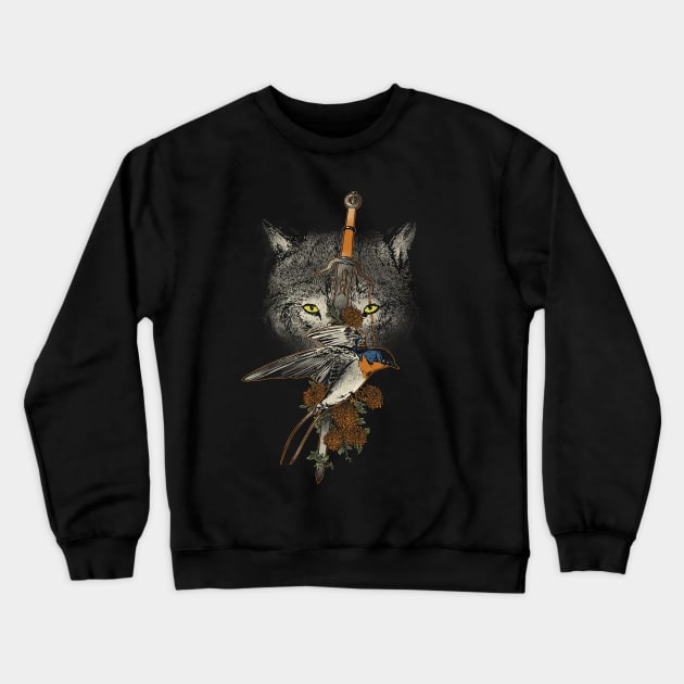 The Swallow Crewneck Sweatshirt by Hillary White Rabbit